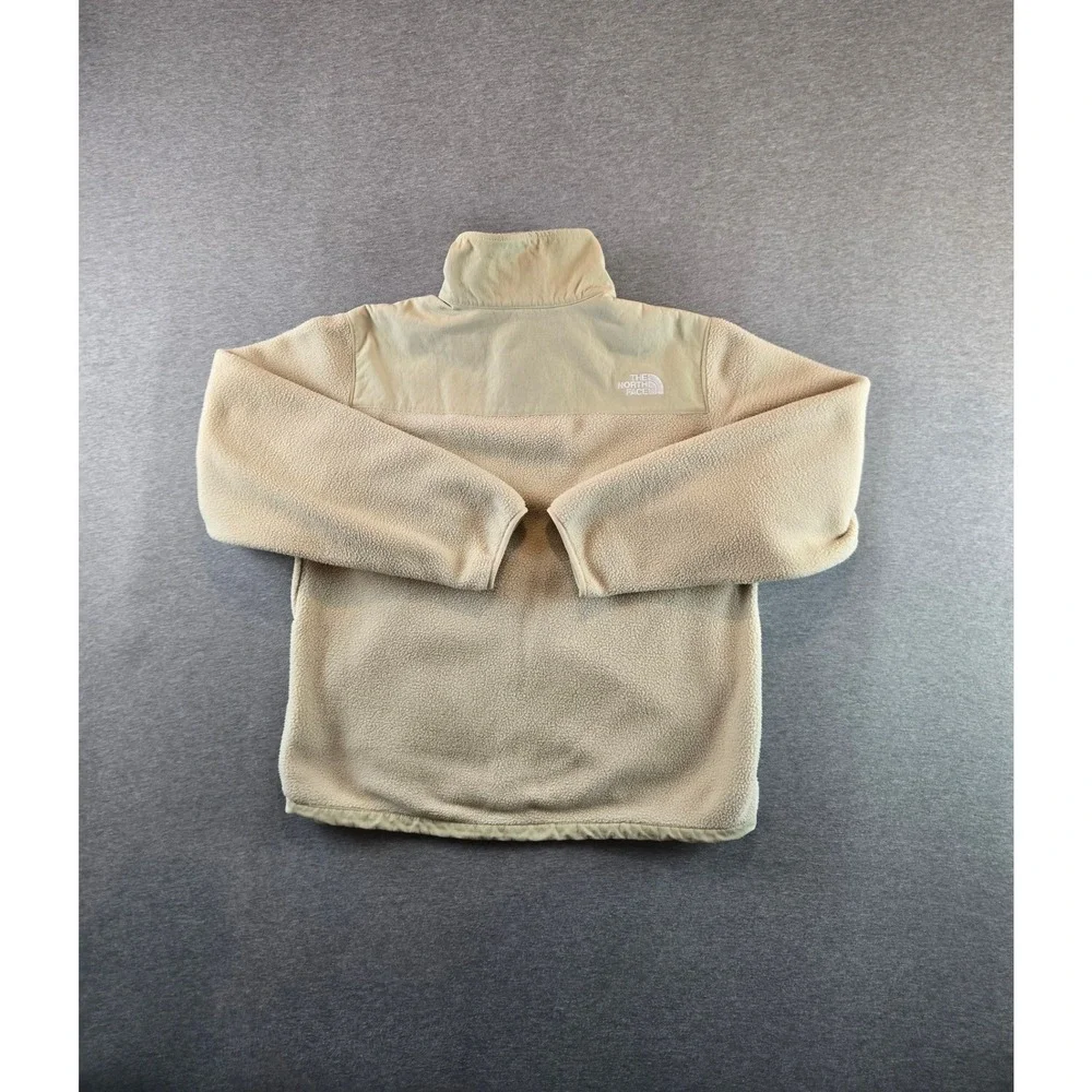 The‎ North Face Ripstop Denali Jacket Mens Medium Beige NF0A86ZU Fleece Full Zip